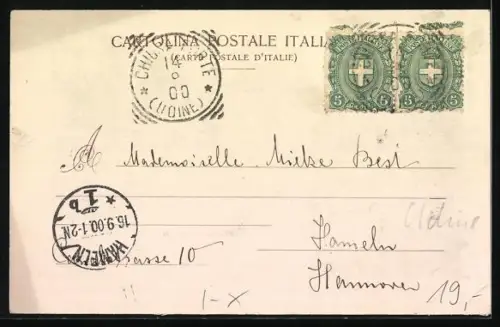 AK Chiusaforte, Panorama di Chiusaforte, Chiesa Parrochiale