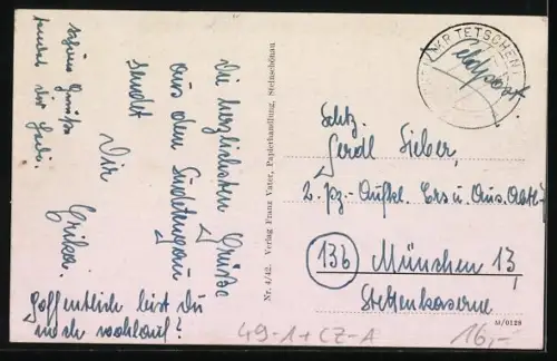 AK Steinschönau / Sudetengau, Lichtspielhaus