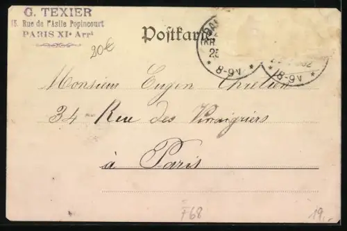 AK Hirzbach /O. Els., Gasthof zum weissen Pferd, Strassenpartie mit Fachwerkhäusern