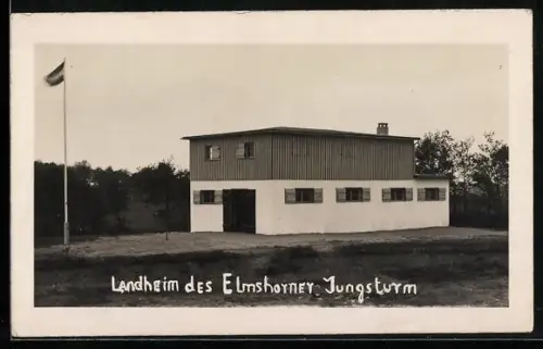 Foto-AK Elmshorn, Landheim des Jungsturms, Aussenansicht