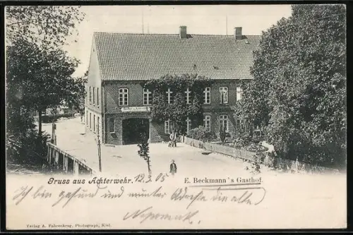 AK Achterwehr, E. Beckmann`s Gasthof