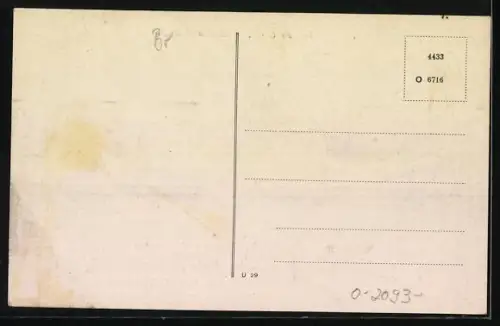 AK Lychen /U.-M., Strassenpartie im Ort