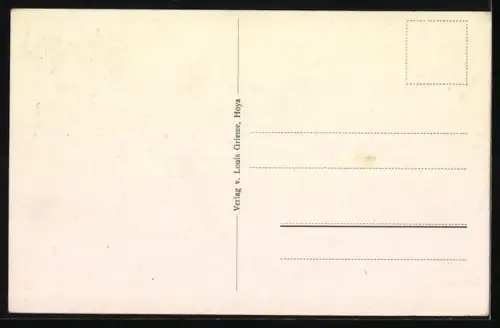 AK Hoya / Weser, Blick in die Langestrasse