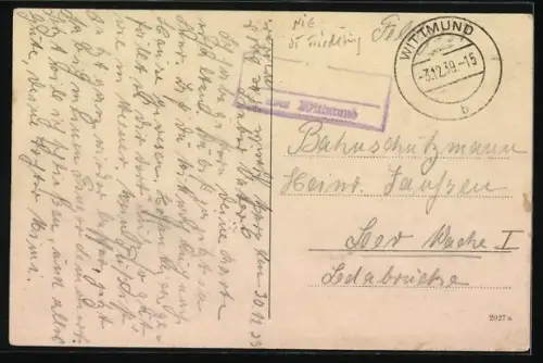 AK Marx /Ostfriesland, Partie aus dem Dorfe, Strassenpartie