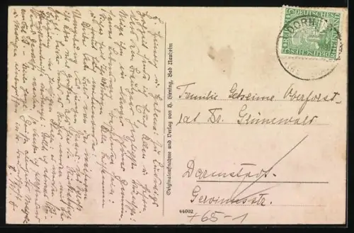 AK Dorheim in der Wetterau, Bahnhof, Schule, Schloss, Lindenplatz