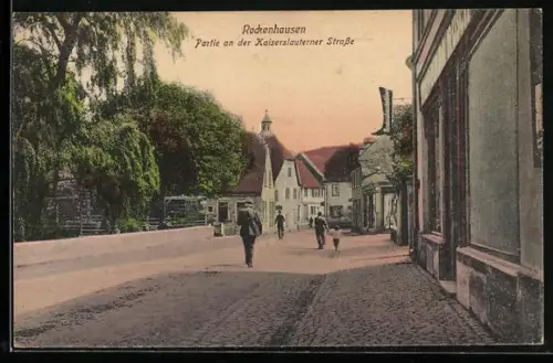 AK Rockenhausen, Partie an der Kaiserslauterner Strasse
