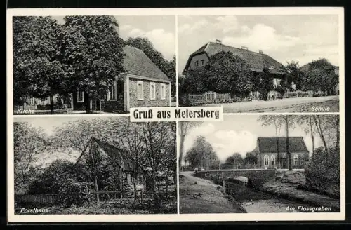 AK Meiersberg, Forsthaus, Am Flossgraben, Forsthaus, Schule