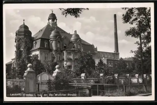 AK Leubnitz-Werdau, Villa in der Wettiner Strasse