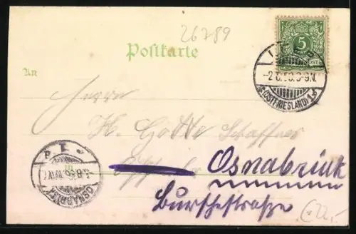 Lithographie Leer / Ostfriesland, Rathaus, Innenansichten