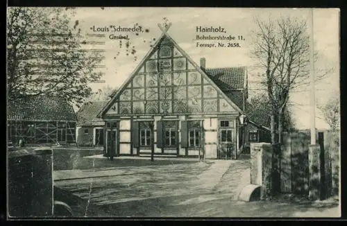 AK Hainholz / Hannover, Gasthof von Louis Schmedes, Bohnhorststrasse 11