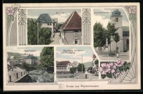 AK Rockenhausen, Schloss, Gerberei und Bezirksamt