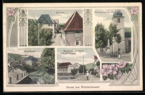 AK Rockenhausen, Schloss, Gerberei und Bezirksamt