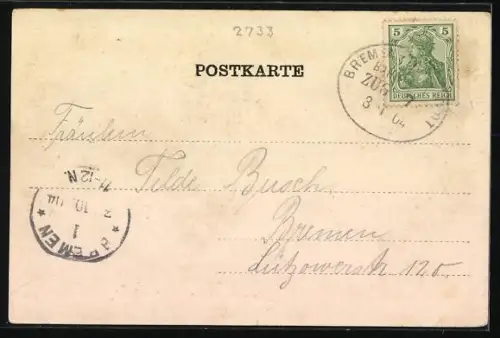 AK Tarmstedt, Gerd Schnackenberg`s Gasthaus, Bahnhof, Strassenpartie mit Wohnhäusern