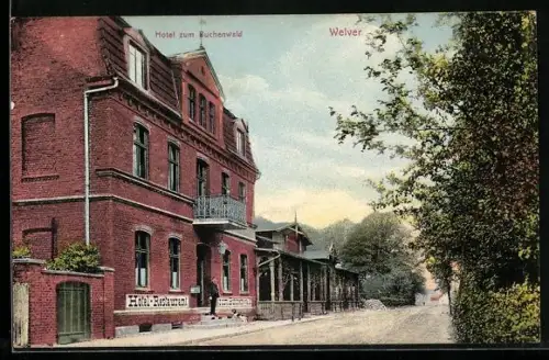 AK Welver, Hotel-Restaurant zum Buchenwald