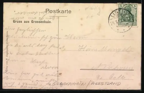 AK Grossenhain /Geestland, Bauernhäuser und Wirtschaftsgebäude