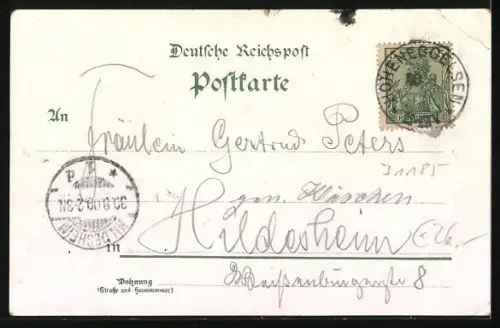 Lithographie Steinbrück / Söhlde, Gasthof Lütgerding, Burg Steinbrück, Zuckerfabrik, Zwinger, Kirche