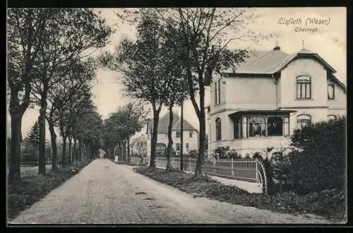 AK Elsfleth /Weser, Partie an der Oberrege