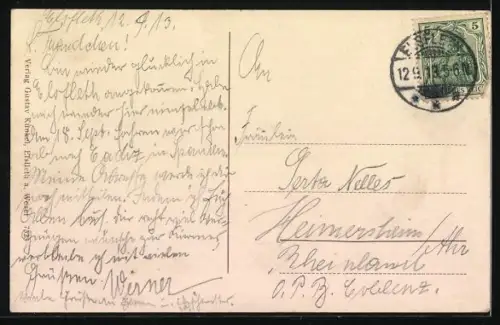 AK Elsfleth /Weser, Partie an der Oberrege