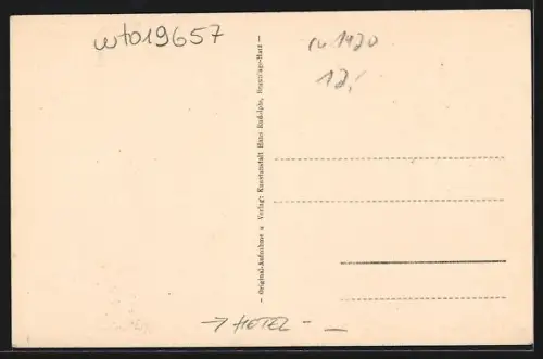 AK Braunlage /Harz, Hotel Haus Waldtraut, Bes. Karl Kohlrusch