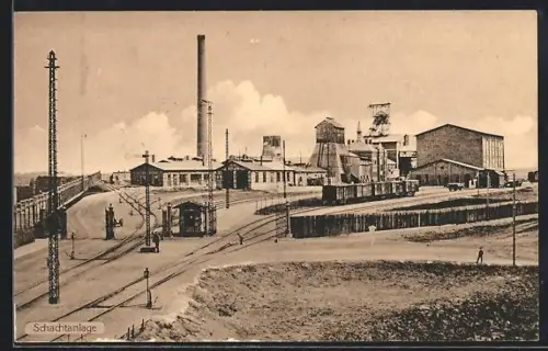 AK Stassfurt, Salzbergwerk, Schachtanlage