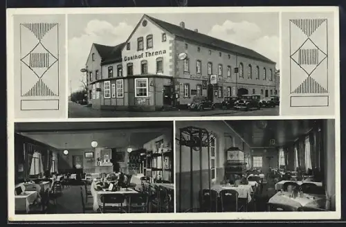 AK Naunhof /Leipzig, Gasthof Threna, Bes. Karl Richter Nachf. Willy Thrum