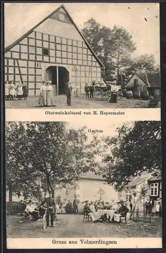 AK Volmerdingen, Obstweinkelterei H. Heyermeier