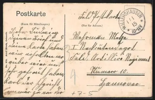 AK Düderode a. H., Kirche, Schule, Gewerkschaft Anna Katharina