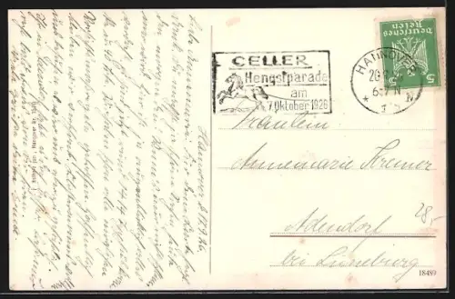 AK Hannover, Ifflandstrasse mit Lebensmittelgeschäft