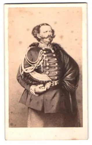 Fotografie Furne Fils & H. Tournier, Paris, Portrait Viktor Emanuel II. König von Italien, König von Sardinien-Piemont
