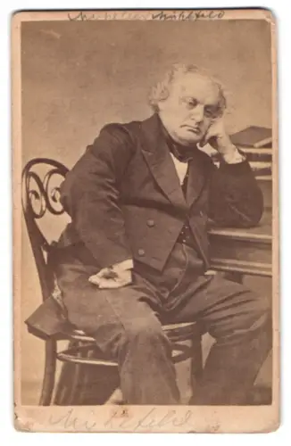 Fotografie Dr. Heid & F. Rönniger, Wien, Portrait Eugen Megerle Edler von Mühlfeld, österreichischer Politiker