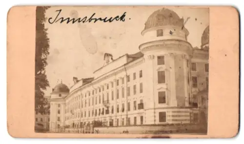 Fotografie Johann Gross, Innsbruck, Ansicht Innsbruck, Seitenansicht der Hofburg