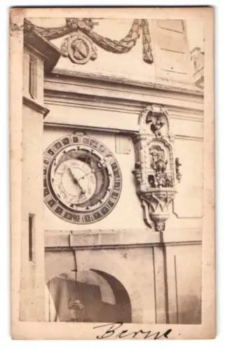 Fotografie M. Vollenweider, Bern, Ansicht Bern, Astronomische Uhr am Zytgloggeturm