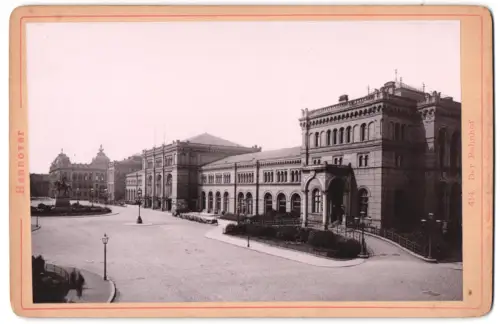 Fotografie Römmler & Jonas, Dresden, Ansicht Hannover, Blick auf den Hauptbahnhof