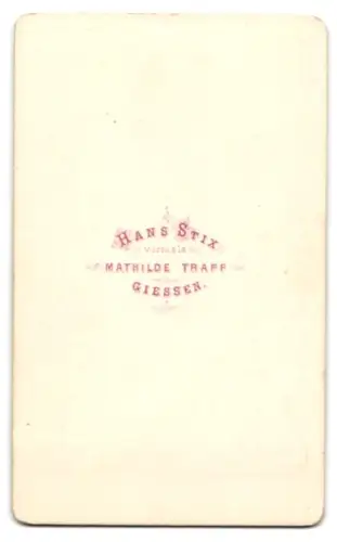 Fotografie Hans Stix, Giessen, Frau in elegantem Kleid