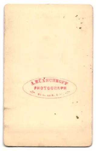 Fotografie A. Bünschhoff, Ort unbekannt, St. Alb. 2, Vater mit seiner niedlichen Tochter