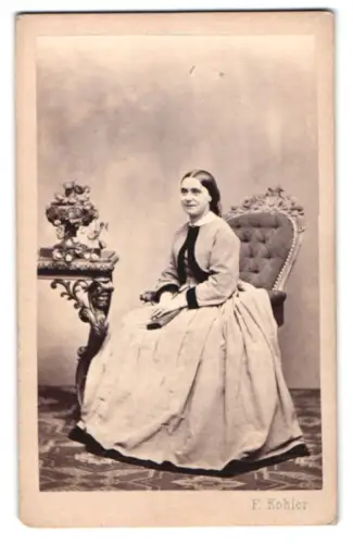 Fotografie F. Kohler, Wien, Hofstallstrasse 5, Amelie Possanner von Ehrenthal