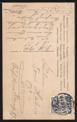 AK Opernsängerin Reta Walter als Mignon