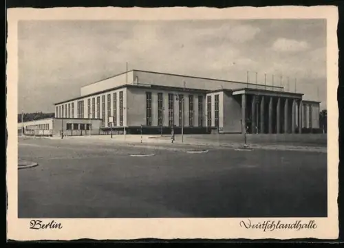 AK Berlin-Charlottenburg, Deutschlandhalle, Aussenansicht