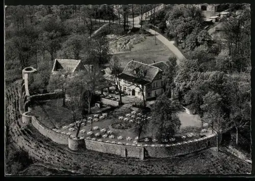 AK Vlotho, Amtshausberg, Burg-Restaurant, Inh. H. J. Nüsse