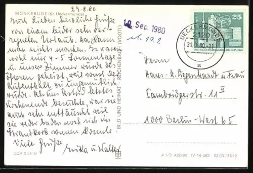 AK Mönkebude, Dorfstrasse, Kirchpartie, Hafenpartie, Partie am Badestrand