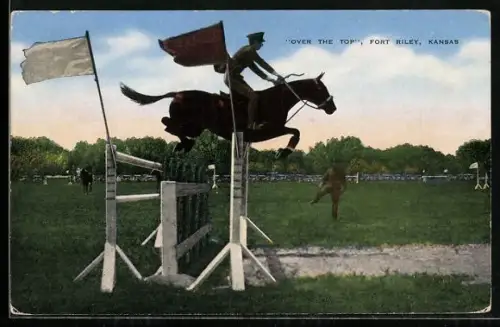 AK Fort Riley, Kansas, Race Track, Over the Top