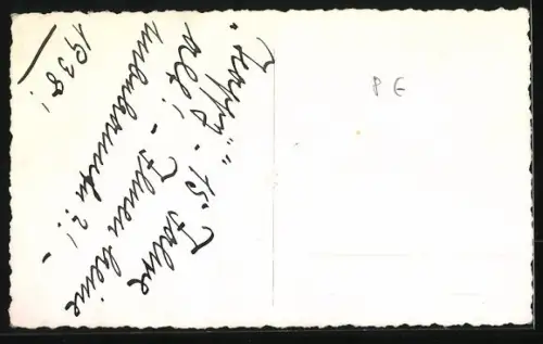 Foto-AK Zwei Pekinesen im Freien, Viadukt im Hintergrund, 1938