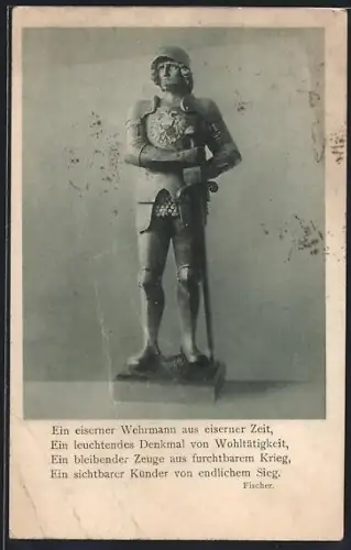 AK Kriegshilfe, Der Wehrmann in Eisen