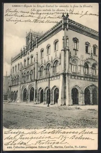 AK Lisboa, Aspecto da Estacao Central dos caminhos de ferro da Avenida