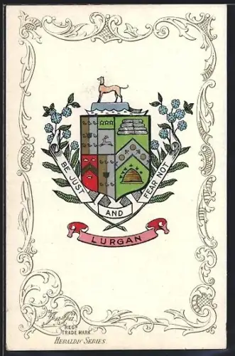 AK Lurgan, Coat of Arms of Lurgan, Be Just And Fear Not