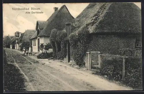 AK Büsum, Alte Dorfstrasse