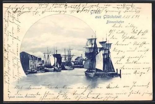 AK Glückstadt, Binnenhafen