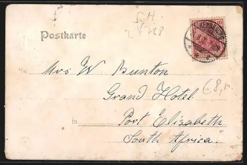 AK Rendsburg, Pfahler-Brunnen und Sparkasse, Veranstaltung mit Honoratioren