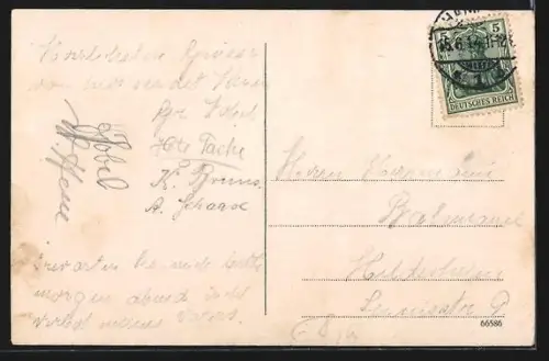 AK Hameln, Garten-Restaurant Friedrichswald, Kaiser Allee, Inh. Albert Wimmer