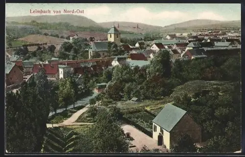 AK Leimbach / Mansfeld, Ortsansicht von Nord-Ost